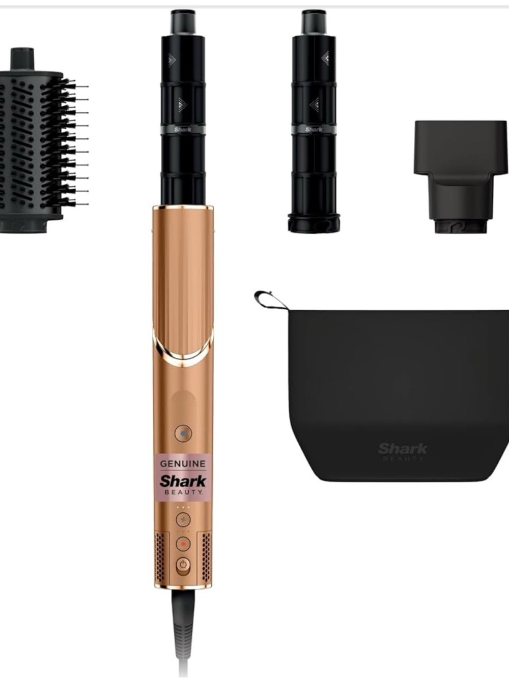 Shark FlexStyle Air Styling & Drying System in copper/rose gold + case